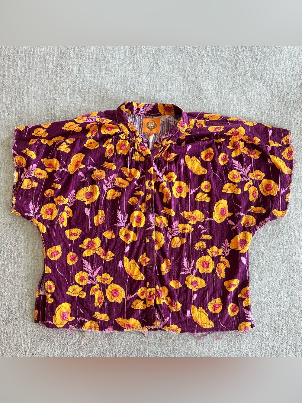 Coniglio Palm Beach Oversized Beach Button Down